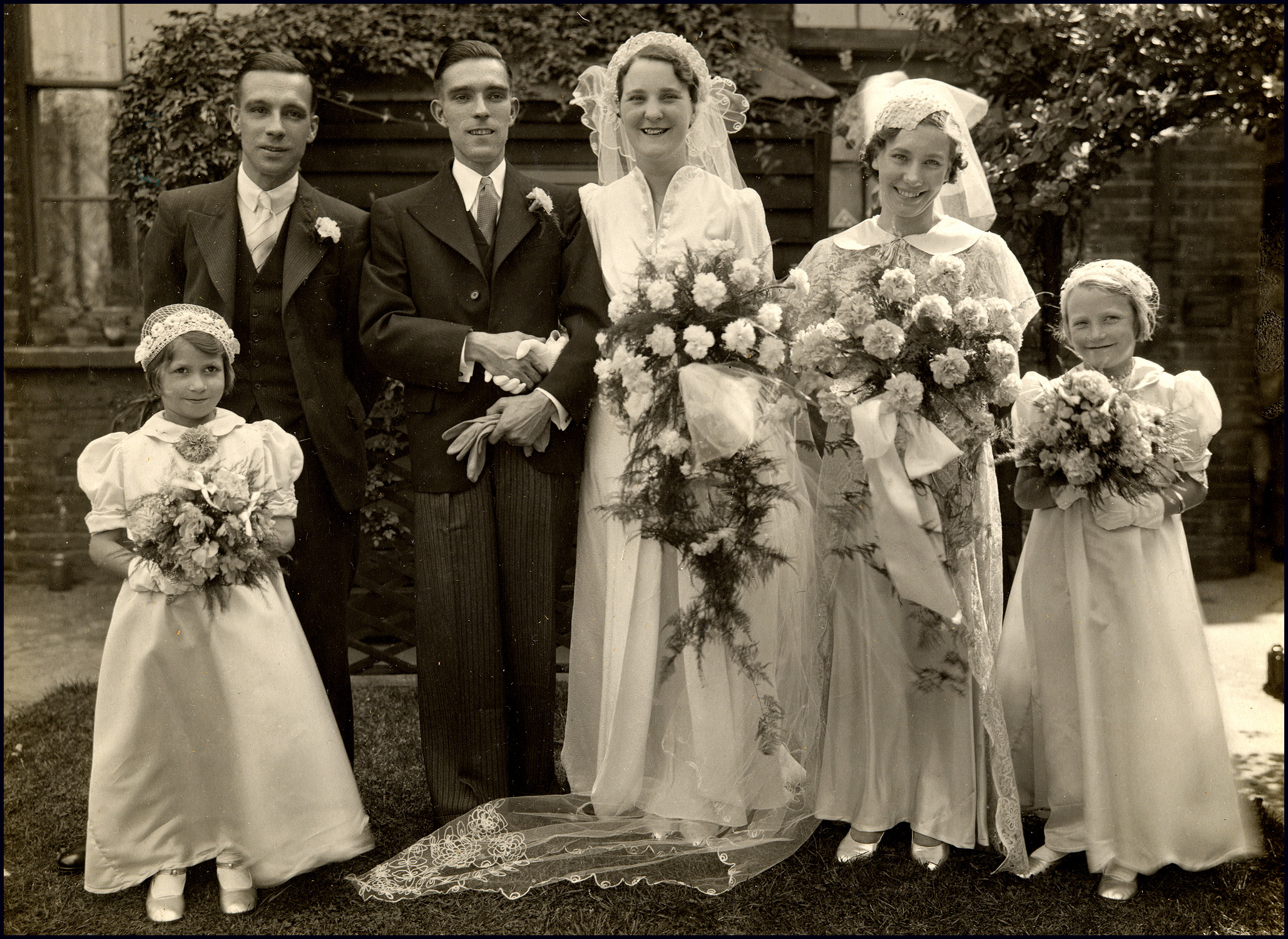 A cherished wedding photograph